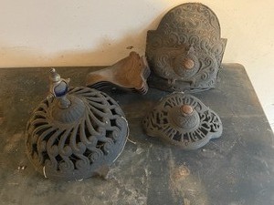 lot 356 image: Collection Of Antique Stove Parts