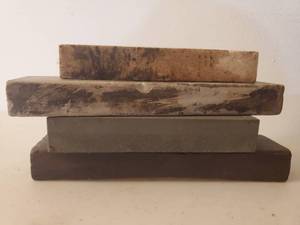 lot 381 image: Collection Of Nine Sharpening Stones