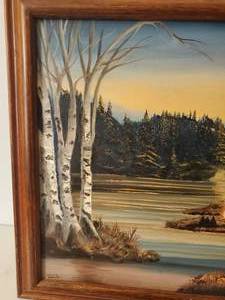lot 402 image: Framed Canvas Art