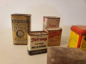 lot 406 image: Collection Of Vintage Tins