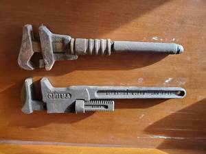 lot 440 image: Two Vintage Pipe Wrenches
