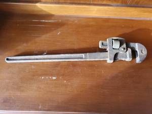lot 444 image: Vintage 24 Pipe Wrench