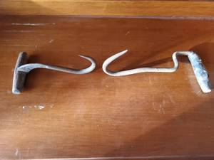 lot 449 image: Two Vintage Hay Hooks
