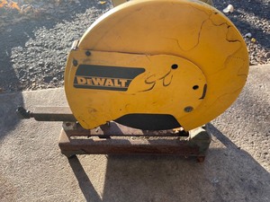 lot 411 image: DeWalt 14 Chop Saw