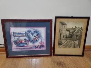 lot 459 image: Two Pieces of Framed Art