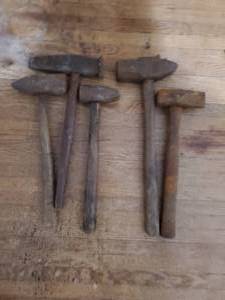 lot 477 image: Collection of 5 Assorted Hammers
