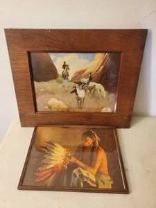 lot 491 image: Two Pieces of Native Art