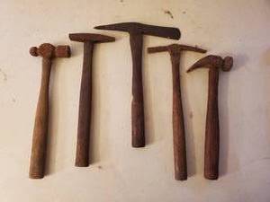 lot 496 image: Collection Of Vintage Hammers