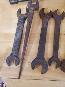lot 502 image: Collection Of Vintage Wrenches