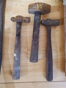 lot 505 image: Collection Of Vintage Hammers
