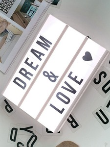 1pc Letter Design Decorative Light