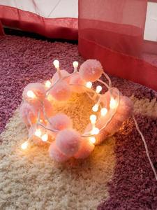 1pc 3m Pom Pom String Light