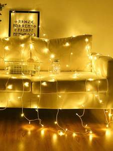 1pc 5m Curtain Decorative String Light With 50pcs Bulb