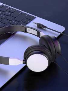 Color Block Wired Headphone