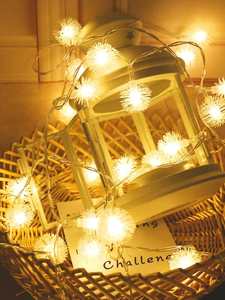 1pc 1.6m String Light With 10pcs Dandelion Bulb