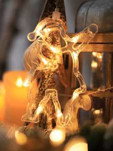 1pc Christmas Santa Shaped Decoration Light