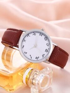 Round Pointer Quartz Watch