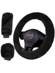 Plain Steering Wheel & Handbrake & Gear Shift Cover