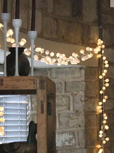 1pc String Light With 40pcs Ball Shaped Bulb
