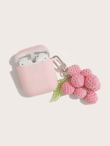 Knit Grape Pendant Silicone Case For Airpods