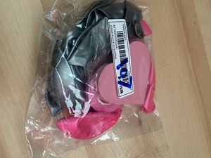 20pcs Solid Balloon & 2rolls Rope & 50pcs Heart Paper Pendant