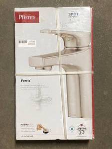 Single-Handle, Bathroom Sink Faucet - Nickel Finish