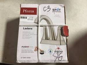 Two-Handles, Easy-Install Lavatory Faucet - Brushed Nickel