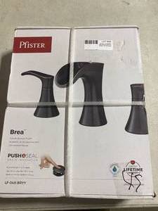 Dual-Handles, Bathroom Sink Faucet - Tuscan Bronze