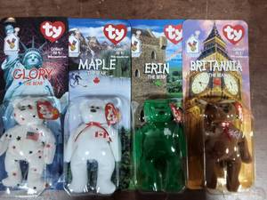 Collection Set Of 4-Teenie Beanie Babies