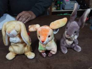 3-Beanie Babies With Tags