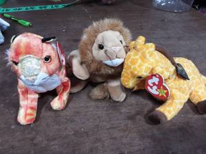 3-Beanie Babies With Tags