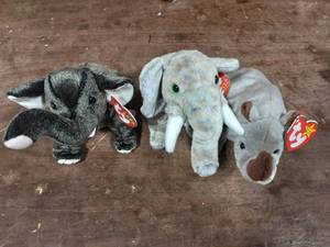 3-Beanie Babies With Tags