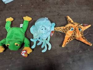 3-Beanie Babies With Tags