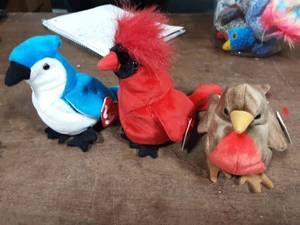 3-Beanie Babies With Tags