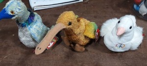 3-Beanie Babies With Tags
