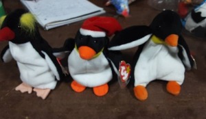 3-Beanie Babies With Tags