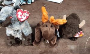 3-Beanie Babies With Tags