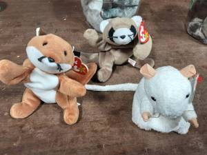 3-Beanie Babies With Tags