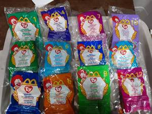 McDonalds Teenie Beanie Babies 1-12 1999