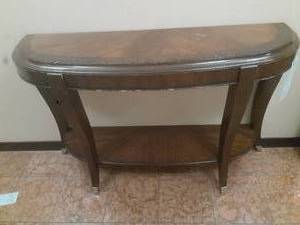 lot 262 image: Stunning Half Round ConsoleSofa Table