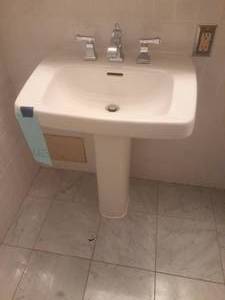 lot 665 image: Pedestal Sink