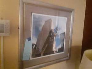 lot 685 image: Silver Framed Mary Toss Wall Art
