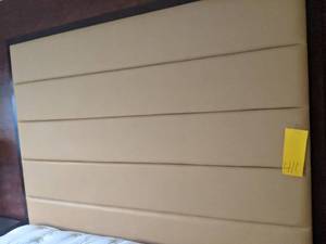lot 411 image: Padded King Sized Headboard