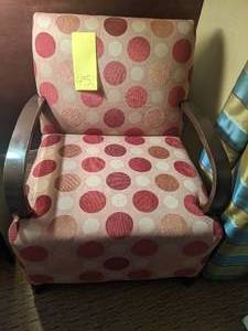 lot 451 image: Cute Polka Dot Chair