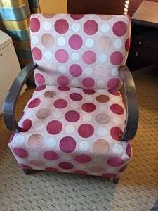 lot 303 image: Funky Polka Dot Chair