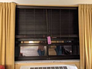 lot 586 image: Window Blinds, Blackout Roller Blind, Curtains