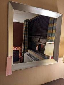 lot 611 image: Beautiful Silver Mirror