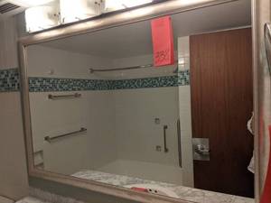 lot 338 image: Beautiful Large Bathroom Mirror