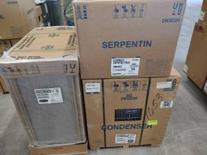 lot 203 image: Carrier Furnace, AC Condenser, & A...