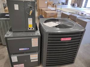 lot 206 image: Goodman Furnace, AC Condenser, & A...